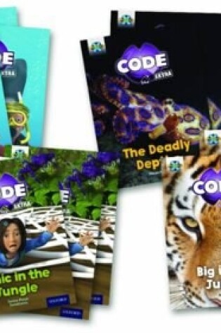 Cover of Project X CODE Extra: Green Book Band, Oxford Level 5: Jungle Trail and Shark Dive, Class pack of 12