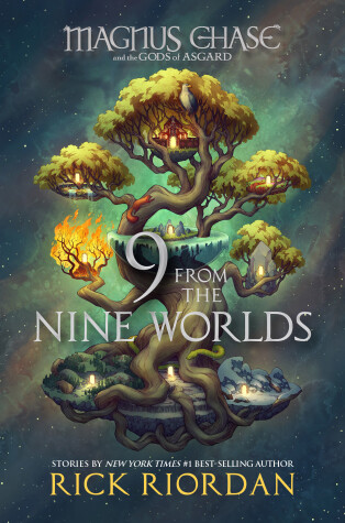 Book cover for 9 from the Nine Worlds-Magnus Chase and the Gods of Asgard