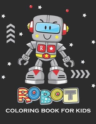 Book cover for Robot Coloring Book for Kids