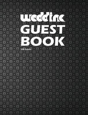 Book cover for Wedding Guest Book III, Blank Write-in Notebook. (Gray)