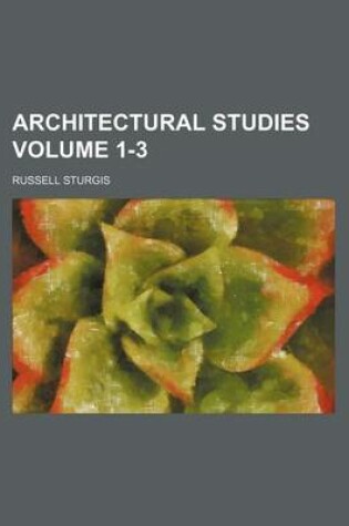 Cover of Architectural Studies Volume 1-3