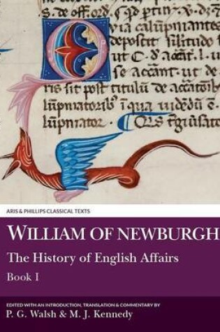 Cover of William of Newburgh: The History of English Affairs, Book 1