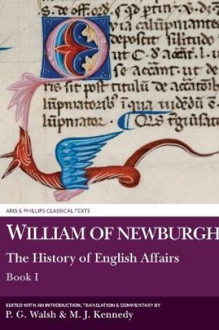 Cover of William of Newburgh: The History of English Affairs, Book 1