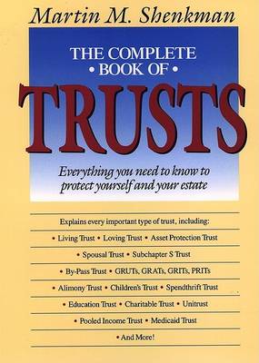 Book cover for Shenkman: the Complete Book of Trusts (Cloth)