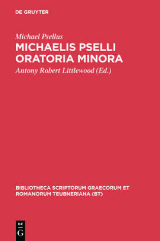 Cover of Oratoria Minora