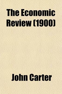 Book cover for The Economic Review (Volume 10)