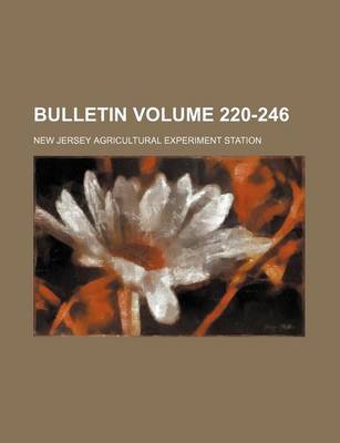 Book cover for Bulletin Volume 220-246