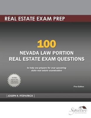 Book cover for 100 Nevada Law Portion Real Estate Exam Questions