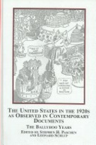 Cover of The United States in the 1920s as Observed in Contemporary Documents