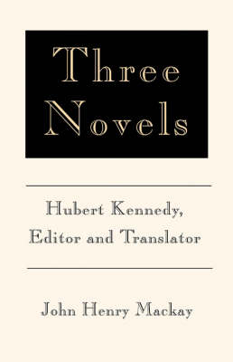 Book cover for Three Novels