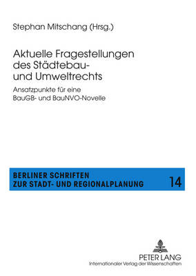 Book cover for Aktuelle Fragestellungen Des Staedtebau- Und Umweltrechts