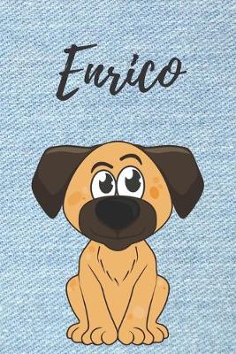 Book cover for personalisiertes Notizbuch Hunde / Malbuch / Tagebuch / Journal / DIN A5 / Geschenk Enrico