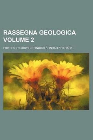 Cover of Rassegna Geologica Volume 2