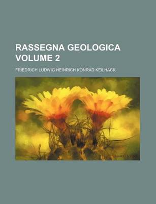 Book cover for Rassegna Geologica Volume 2