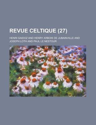 Book cover for Revue Celtique (27 )