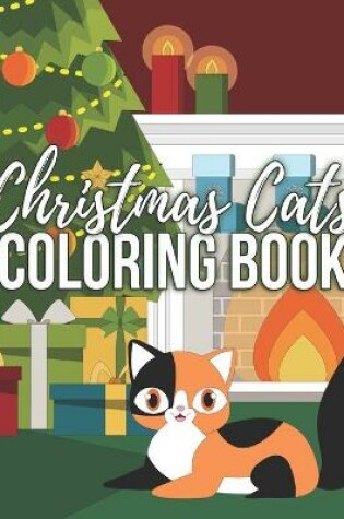 Cover of Christmas Cats Coloring Book