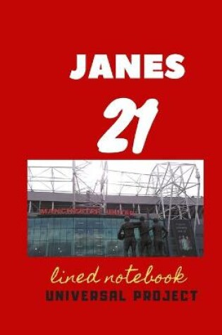 Cover of 21 JAMES lined notebook