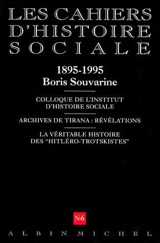 Book cover for N 6 - 1895-1995, Boris Souvarine