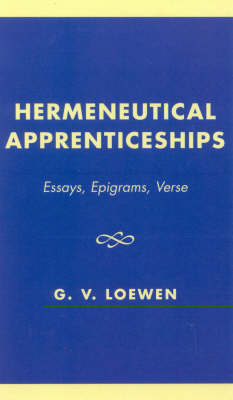 Book cover for Hermeneutical Apprenticeships