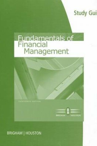 Cover of Study Guide for Brigham/Houston's Fundamentals of Financial Management