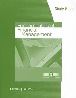 Book cover for Study Guide for Brigham/Houston's Fundamentals of Financial Management