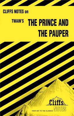 Book cover for Cliffsnotes on Twain's the Prince and the Pauper
