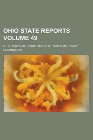 Cover of Ohio State Reports Volume 49