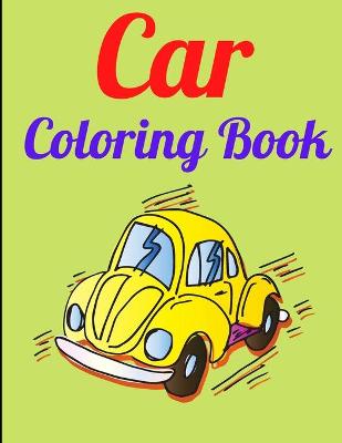 Book cover for Car Coloring Book