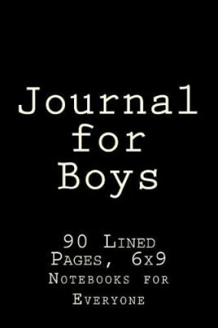 Cover of Journal for Boys