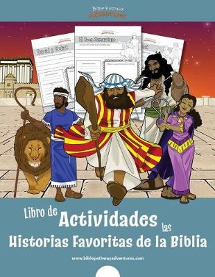 Book cover for Libro de Actividades de las Historias Favoritas de la Biblia