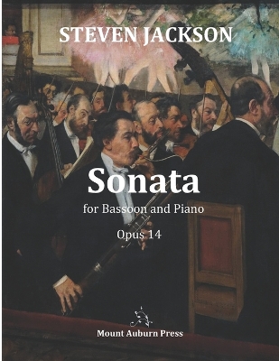 Book cover for Sonata for Bassoon and Piano, opus 14