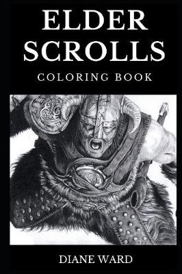 Book cover for Elder Scrolls Coloring Book