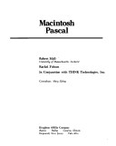 Book cover for Macintosh PASCAL