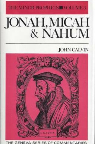 Cover of Commentary on Jonah, Micah and Nahum