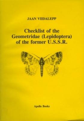 Book cover for Check List of the Geometridae of the former U.S.S.R.