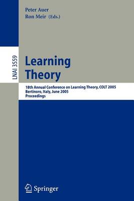 Book cover for Learning Theory