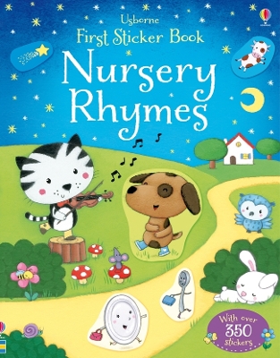 Book cover for First Sticker Book Nursery Rhymes