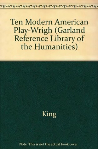 Cover of Ten Modern American Play-Wrigh