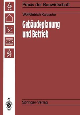 Book cover for Gebäudeplanung und Betrieb