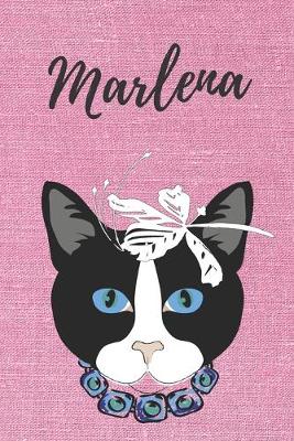 Book cover for Personalisiertes Notizbuch - Katze Marlena