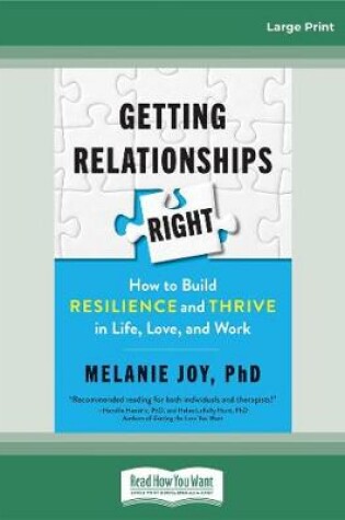 Cover of Getting Relationships Right