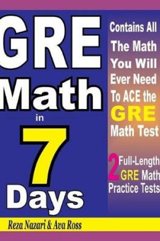 Cover of GRE Math in 7 Days