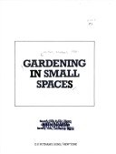 Book cover for Gardening in Small Spaces