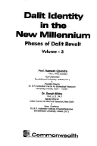 Cover of Dalit Identity in the New Millennium