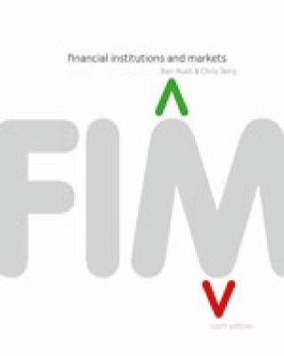 Book cover for Financial Institutions & Markets