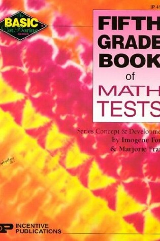 Cover of Fifth Grade Book of Math Tests