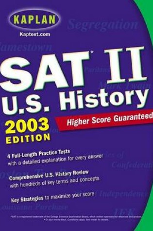 Cover of Kaplan SAT II