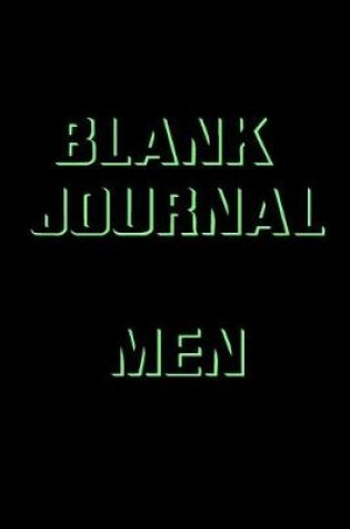 Cover of Blank Journal Men