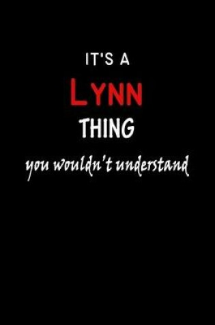 Cover of It's a Lynn Thing You Wouldn't Understandl