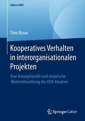 Book cover for Kooperatives Verhalten in interorganisationalen Projekten